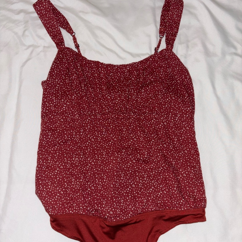 Abercrombie & Fitch Red Knit Top